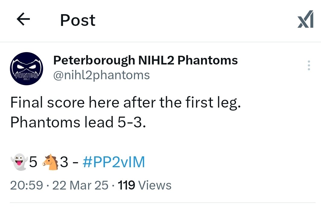InvMustangs's tweet photo. First leg of the Eddie Joseph memorial cup final complete. All to play for Sunday @Gillingham_Rink in the second and final leg.
Let's go Mustangs army!
Fill the barn and get behind the team. https://t.co/CGXqnlM5ic