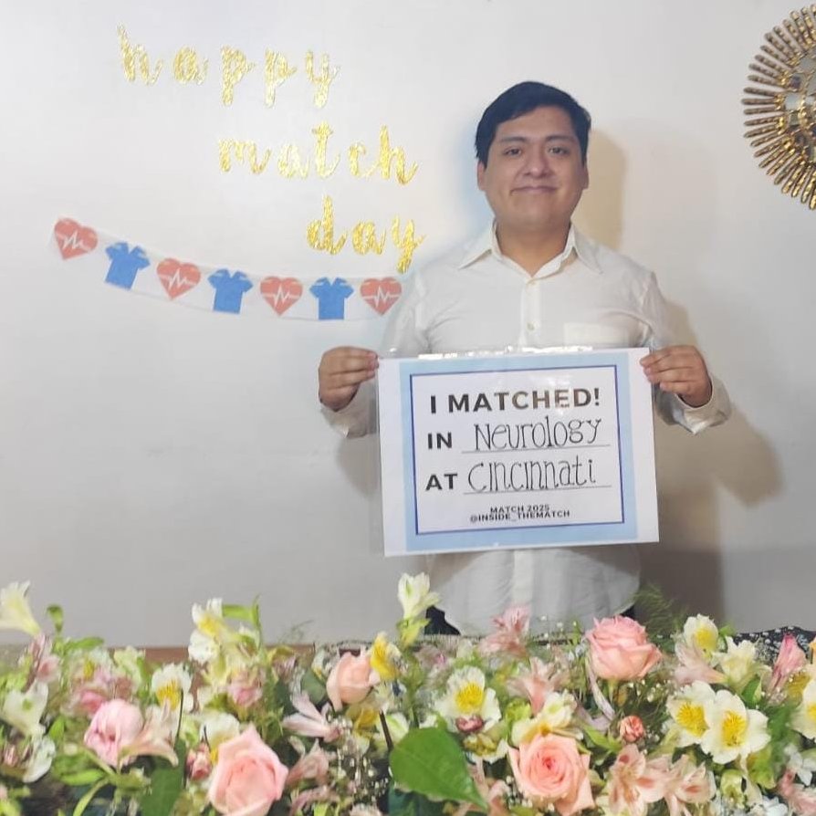 Honored to have matched at University of Cincinnati—where many of my mentors and friends have trained. Grateful for the opportunity to carry forward the strong legacy Peruvian physicians have built there in neurology! <a href="/uc_health/">UC Health</a> <a href="/UCNeuroPMR/">UC Neurology and PMR</a> <a href="/UCStrokeTeam/">UCStrokeTeam</a> <a href="/AAPPHealth/">American Association of Peruvian Physicians (AAPP)</a> #Match2025