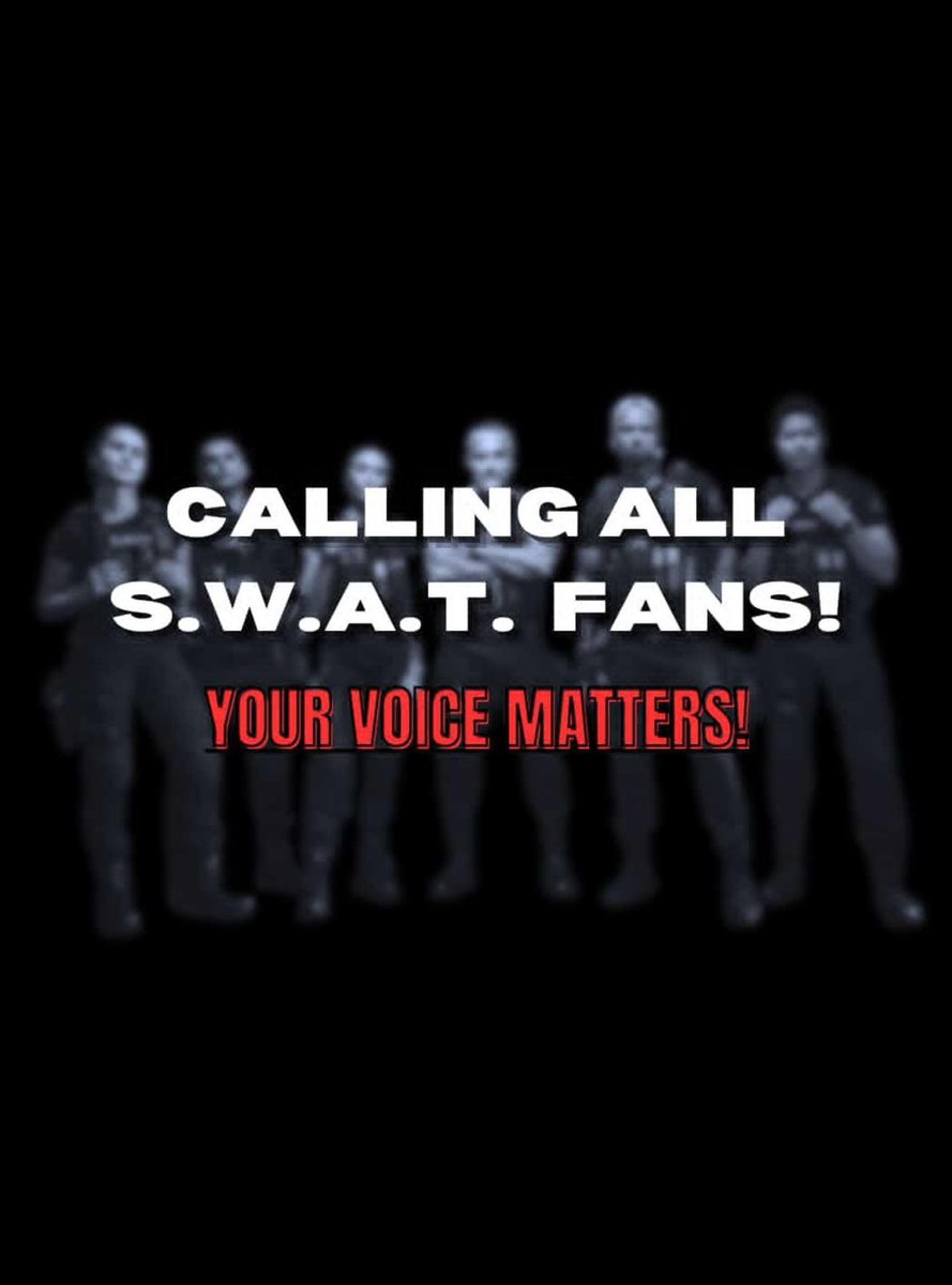 swatonduty's tweet photo. 📢 Calling all S.W.A.T. fans! 🎥💙
We’re putting together a special fan video to show the cast and crew just how much S.W.A.T. means to us.
DM us your videos to @swatonduty and @/swatsketches on instagram by March 24th or 25th

#SWATFam #FanProject #ThankYouSWAT #SaveSwat https://t.co/kb2W9qLB1d