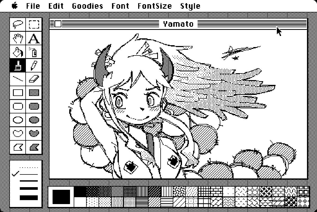 RepugnantBounty's tweet image. Another one of the Macintosh commissions is done! #ArtistOnTwitter #Retro #8bitart #oldschool #Pixelart #Apple #macintosh #artist #artistonx