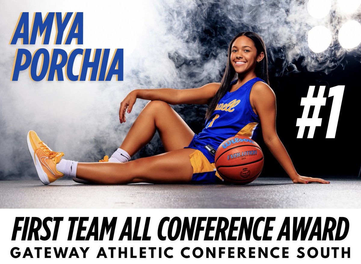 Congrats to Amya Porchia for receiving the First Team All Conference Award. It is well deserved! #etH