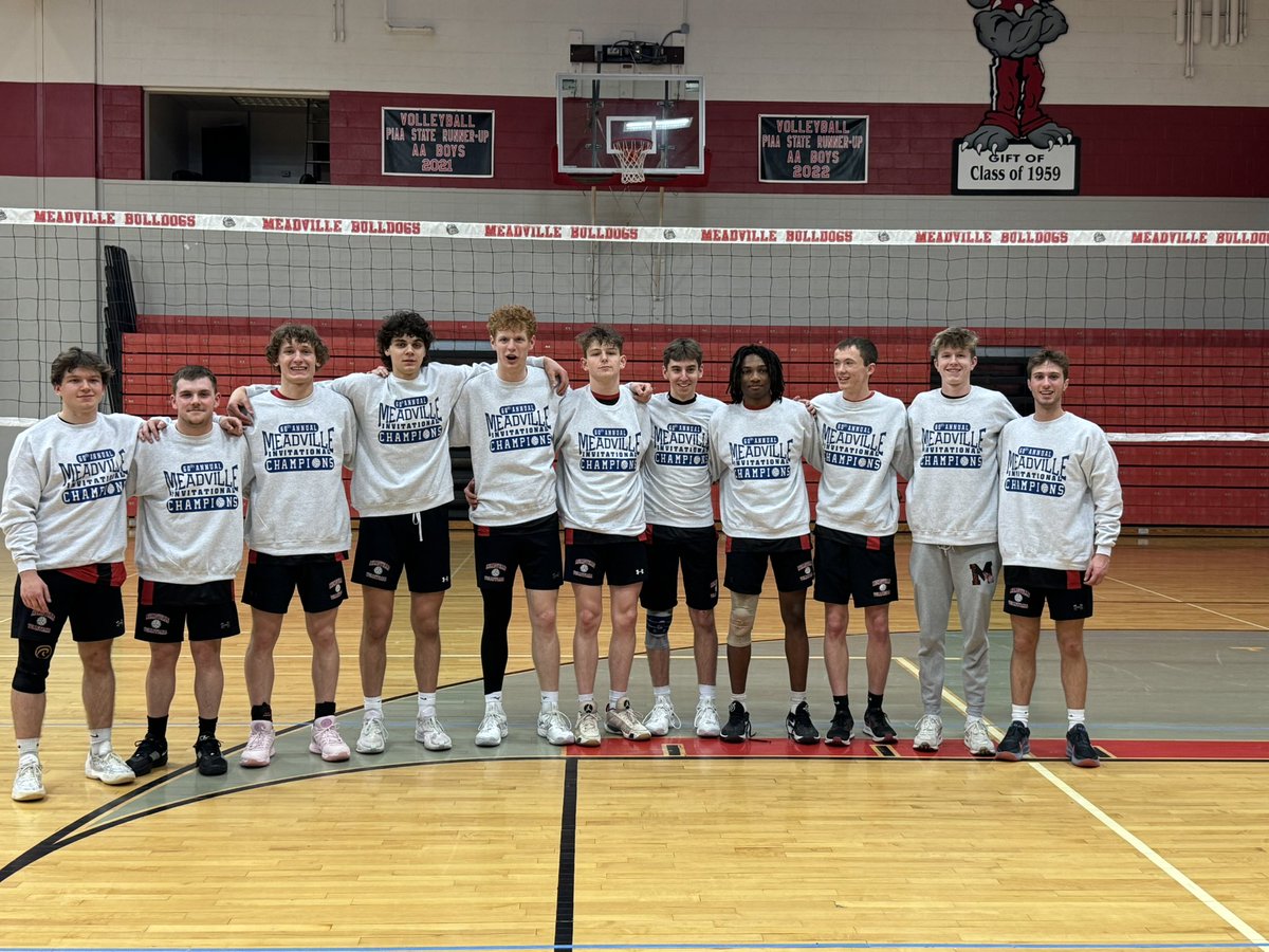 The Bulldogs win the 60th Annual Bulldog Invitational with a decisive win over Mars!  Great job Bulldogs!