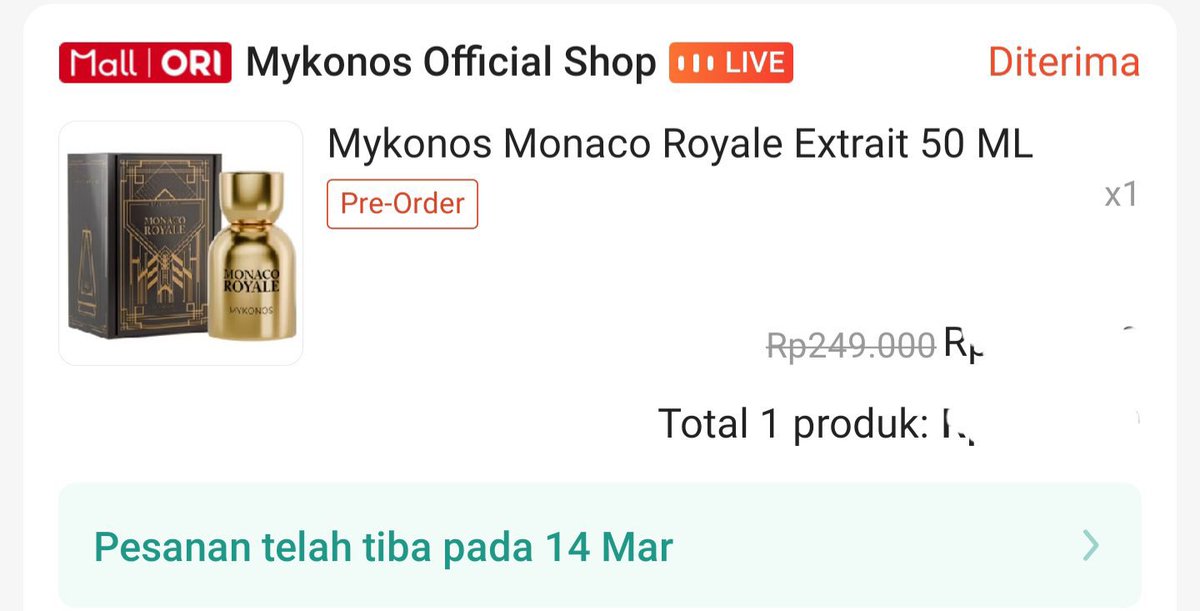 DelyaAgnelli's tweet photo. WTS
PARFUM MYKONOS MONACO ROYALE EXTRAIT 50ML
210.000 https://t.co/rjPkCUJsDA