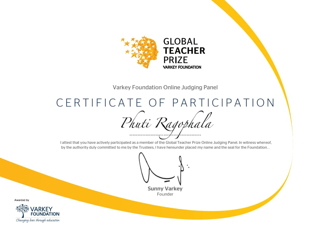 Being on the judging panelists for Varkey Foundation Global Teacher Prize is a tremendous responsibility that requires full focus&amp; clear mind.I am thrilled to have participated in the process for the 2025, thousands of  applications. The experience has been incredibly enriching