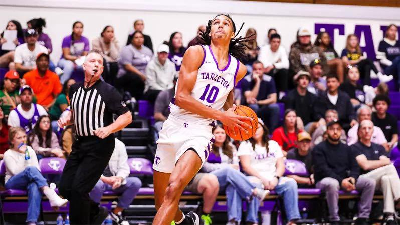 NEWS: Tarleton State 
freshman of the year  Keitenn Bristow will enter the transfer portal sources tell @247sports.

Bristow averaged 11.3 points, 4.3 rebounds and 1.1 steals this season.