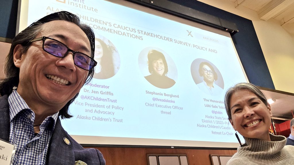 <a href="/RepMaxineDibert/">Representative Maxine Dibert</a> and I spending our Saturday learning about early education and intervention <a href="/Hunt_Institute/">The Hunt Institute</a>. #akleg <a href="/DibertMaxine/">Maxine Dibert</a> <a href="/GovDunleavy/">Governor Mike Dunleavy</a>