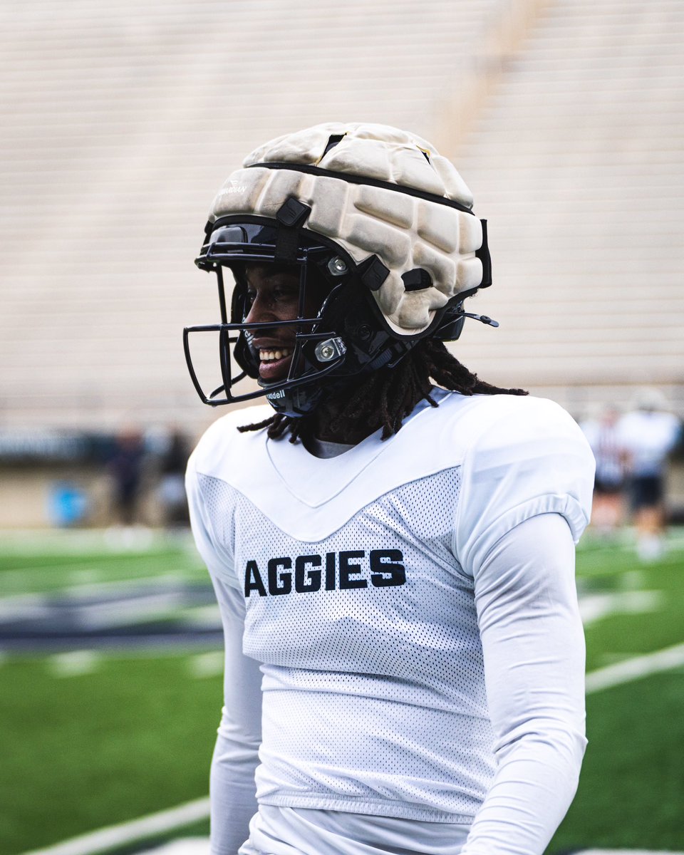 All smiles to be playing football again! 😁

#AggiesAllTheWay