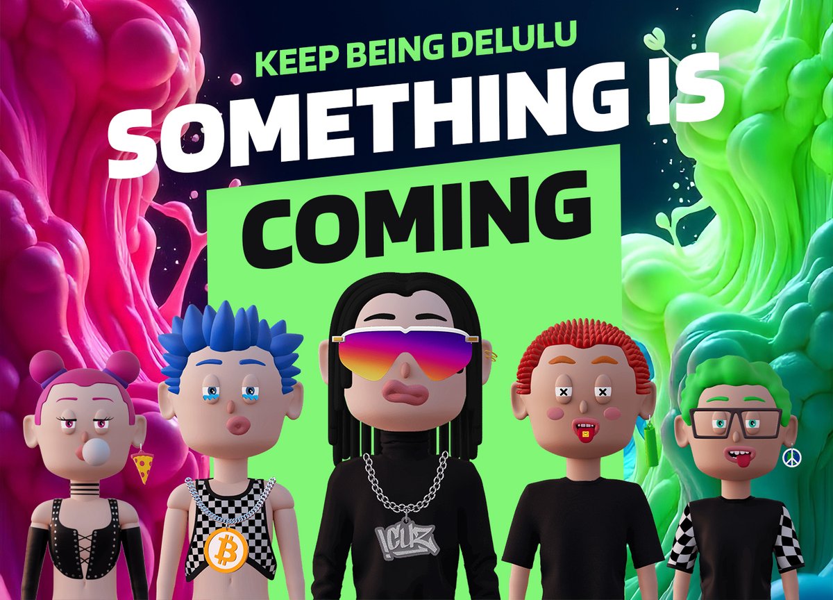 BitcoinCousins's tweet image. SOMETHING IS COMING
KEEP BEING DELULU 🫂
TUESDAY 🔔