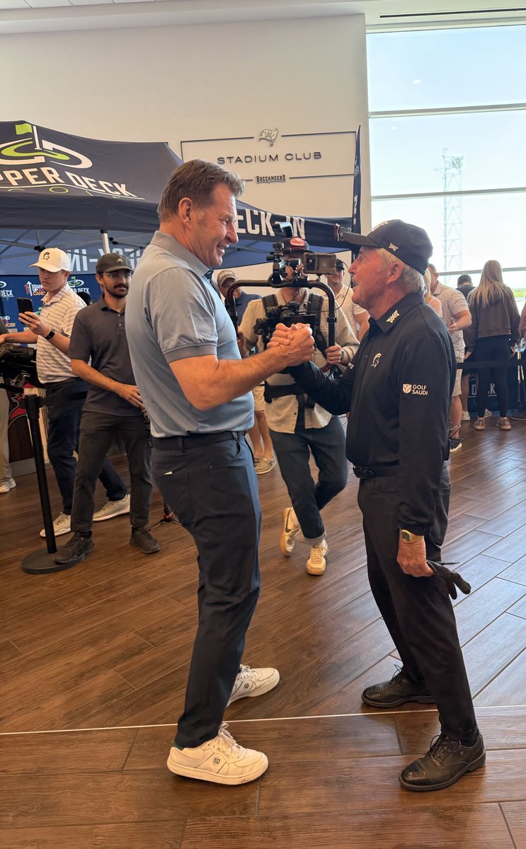 golf course enthusiast (@golfcourses101) on Twitter photo Two of golf’s greatest champions about to square off in Tampa! <a href="/Sir_NickFaldo/">Sir Nick Faldo</a> vs <a href="/garyplayer/">GARY PLAYER</a> Two of golf’s greatest champions about to square off in Tampa! <a href="/Sir_NickFaldo/">Sir Nick Faldo</a> vs <a href="/garyplayer/">GARY PLAYER</a>