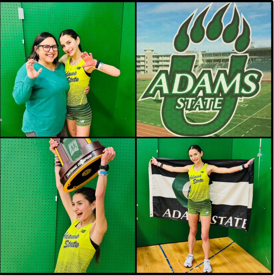 LaurelJarrott's tweet photo. I’m stoked to announce my commitment to further my athletic and academic career at Adams State University! Thank you to everyone who has made this possible! Looking forward to being part of the stellar @AdamsStateTFXC team! #GoGrizz 🐻💚 https://t.co/Io5JXoXSW6