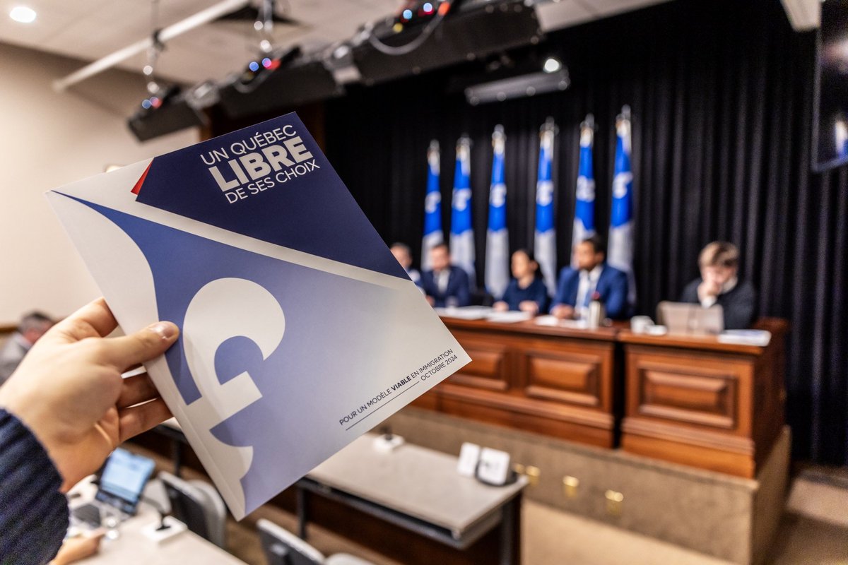 Notre plan est une réponse documentée et rigoureuse à la volonté du gouvernement fédéral de nous imposer depuis des années un nouveau modèle d’immigration.