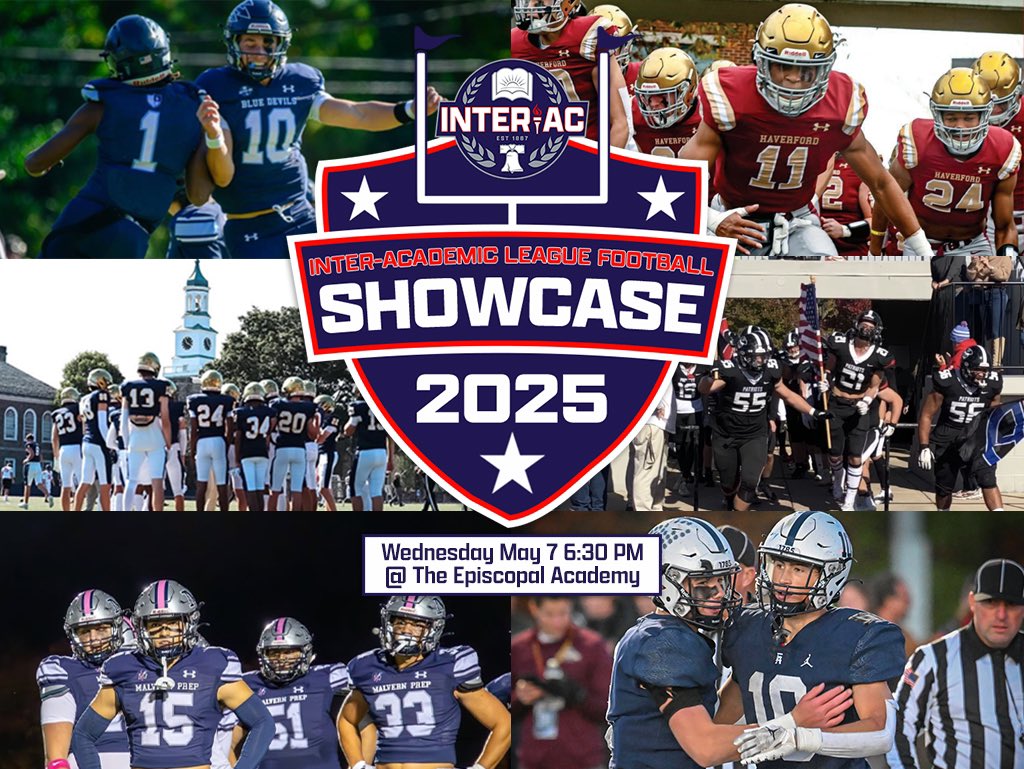 We’re excited to show the next level all the talent our historic league has to offer at the inaugural Inter-Ac Showcase! Wednesday May 7 6:30 PM at The Episcopal Academy