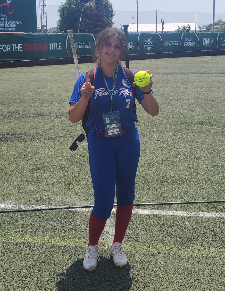Makayla Megnauth (@makaylamegnauth) on Twitter photo First Pan American game and start for me in the books. We won against a very talented Canada team 9-0.
I pitched a 1 hit shut out. Infield hit that was πππ. Great job to my team for the amazing offense and defense β€οΈπ Letsss gooooo Puerto Rico π΅π·π΅π·π΅π·π΅π·
<a href="/MustangsPynes27/">Tampa Mustangs Rene-Pynes 16U</a> First Pan American game and start for me in the books. We won against a very talented Canada team 9-0.
I pitched a 1 hit shut out. Infield hit that was πππ. Great job to my team for the amazing offense and defense β€οΈπ Letsss gooooo Puerto Rico π΅π·π΅π·π΅π·π΅π·
<a href="/MustangsPynes27/">Tampa Mustangs Rene-Pynes 16U</a>