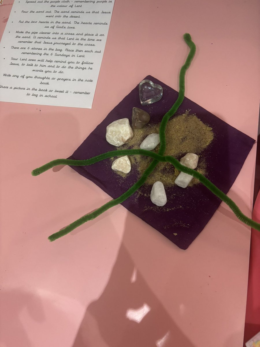 kezarubo's tweet photo. Blossom loved showing me the Lent bag this week. She told me what she will do for lent and wrote on the book 🙏@FedStMarys https://t.co/t6iJ2rbjCN