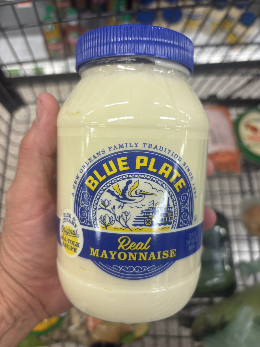 Since <a href="/DukesMayonnaise/">Duke's Mayo</a> sold out I’m going to give <a href="/blueplatemayo/">blueplatemayo</a> a shot!