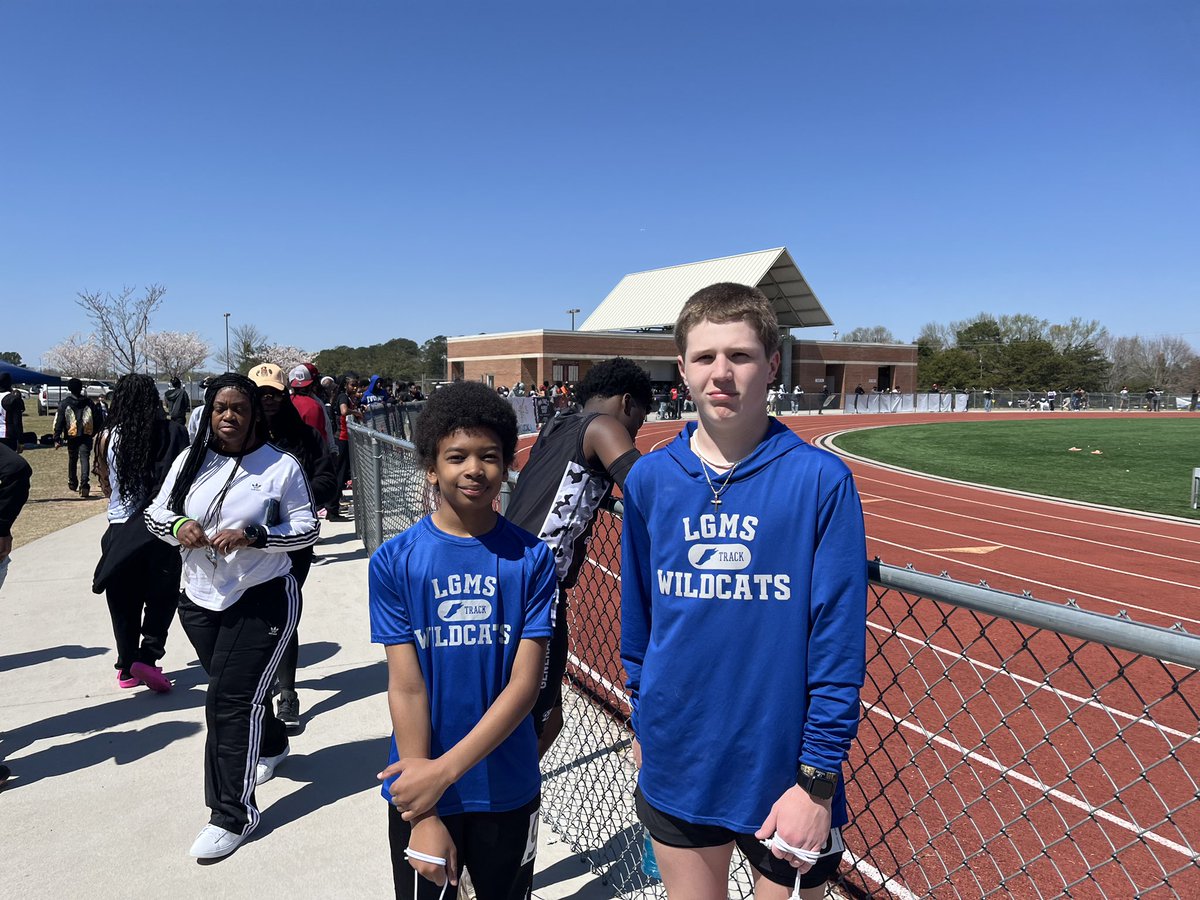 Big shout out to our track team as they competed in the <a href="/ugmswolverines/">Union Grove Middle</a> Invitational Meet today. Go Wildcats <a href="/LGMS_HCS/">Locust Grove Middle</a>