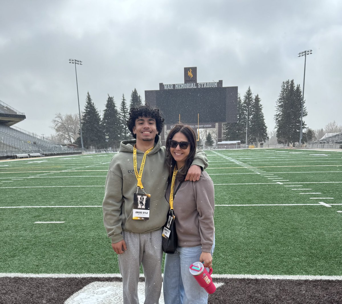 Amare Kyle (@amarekyle1) on Twitter photo Thank you to <a href="/wyo_football/">Wyoming Cowboy Football</a> and <a href="/CoachBHen/">Brian Hendricks</a> for having me and my family out for Junior Day. Really enjoyed learning more from <a href="/the_BBoyd/">Benny Boyd</a> and see how things are run at Wyoming. Super excited to be back in Laramie!
<a href="/jrbennet/">Jeremy Bennett</a> <a href="/_MullenFootball/">Mullen Mustangs Football Alum</a> Thank you to <a href="/wyo_football/">Wyoming Cowboy Football</a> and <a href="/CoachBHen/">Brian Hendricks</a> for having me and my family out for Junior Day. Really enjoyed learning more from <a href="/the_BBoyd/">Benny Boyd</a> and see how things are run at Wyoming. Super excited to be back in Laramie!
<a href="/jrbennet/">Jeremy Bennett</a> <a href="/_MullenFootball/">Mullen Mustangs Football Alum</a>