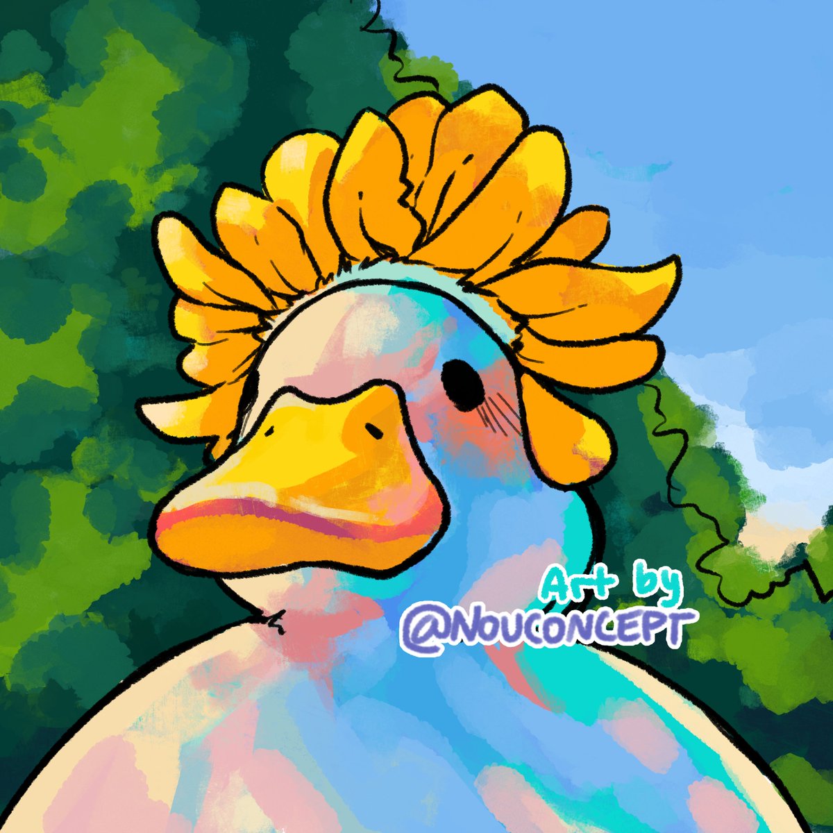 nouconcept's tweet image. Human artist, let's QRT with your work! 🌈
Before                                        After