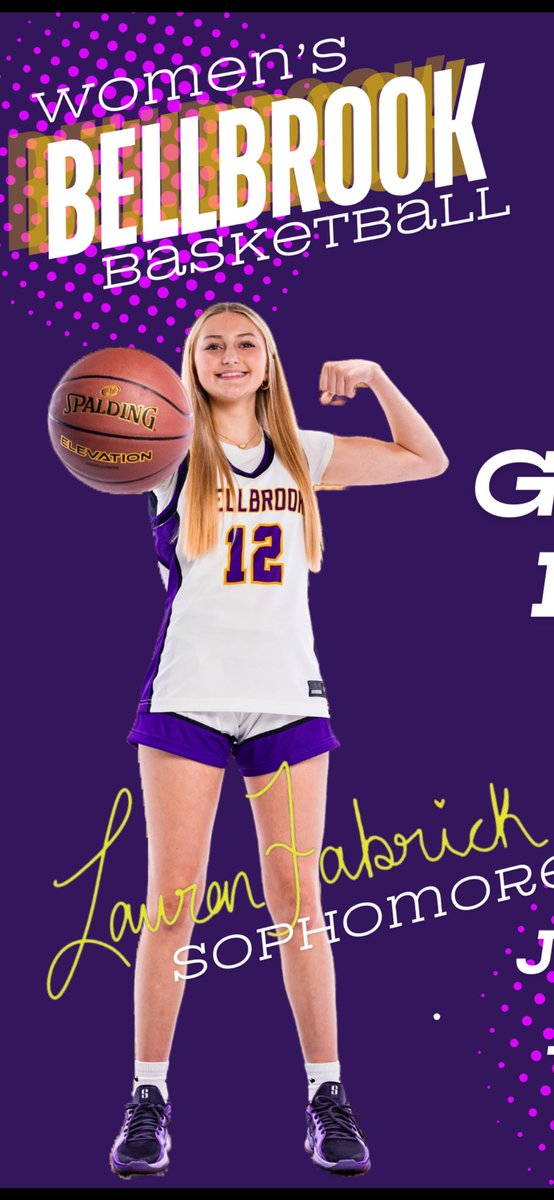 Very athletic sophomore Lauren Fabrick. Leading scorer at 17 a game on a 22-4 Bellbrook team. Great off season and then look out for this Junior!