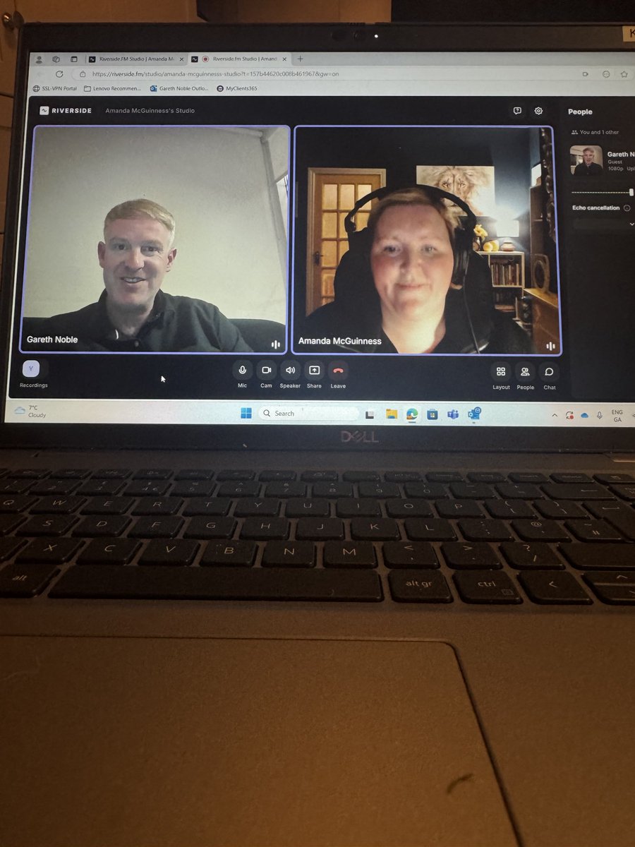 Just spent a great couple of hours with the very brilliant <a href="/LittlePuddins/">Amanda Mc Guinness</a> recording a new episode of her Unfliltered Autistic podcast series. 
We chatted about school places, supports for autistic people, the role of state bodies and the assessment of need process and HSE service