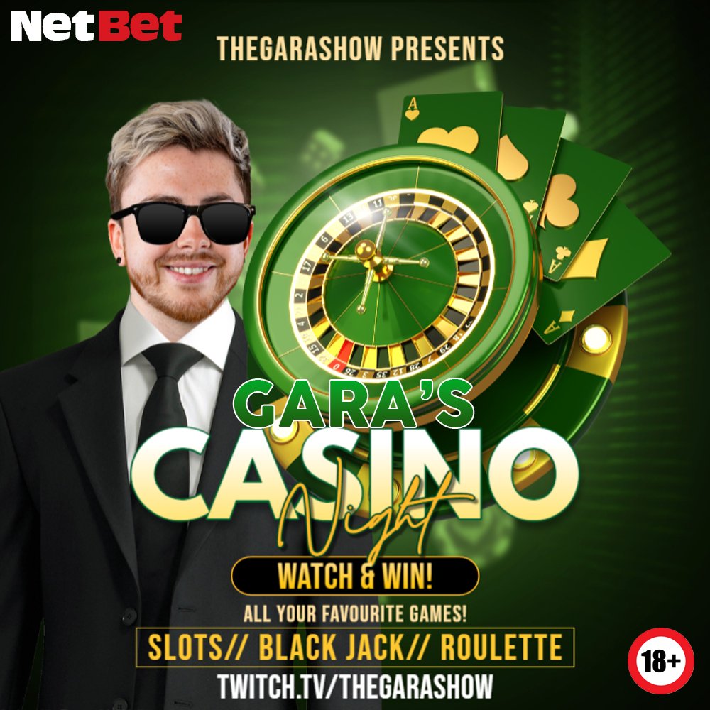 🎰 GARA'S CASINO 🎰

WATCH &amp; WIN MONEY WITH <a href="/netbet/">NetBet</a> 💰

JOIN UP!👇

twitch.tv/thegarashow
