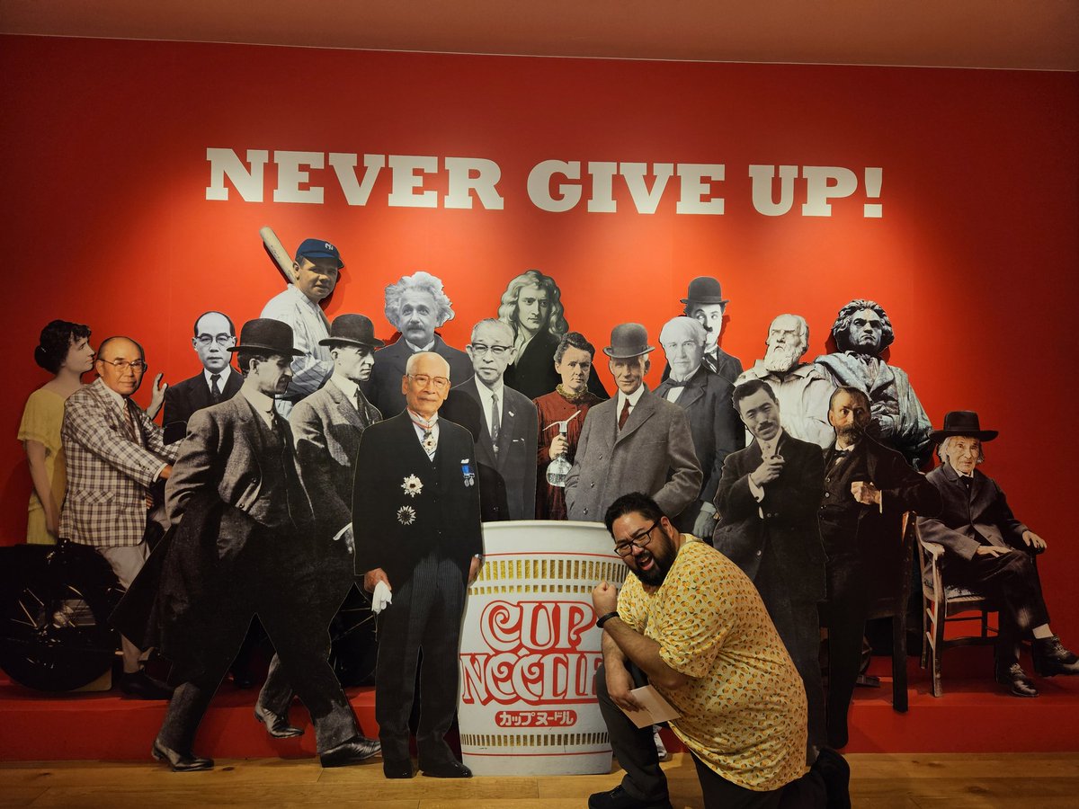 Revy_C's tweet image. Seriously though the Cup Noodle Museum was wild