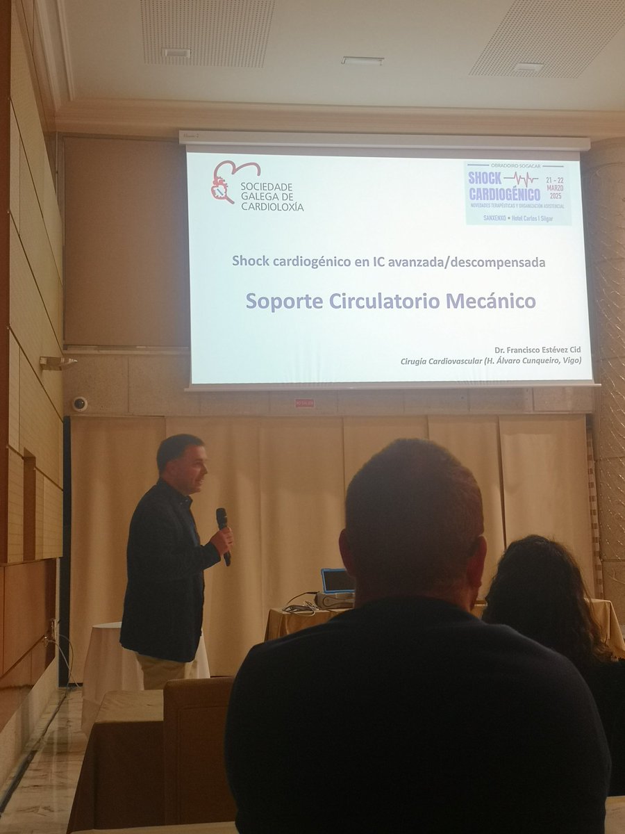 Cardiología Vigo (@resiscardiovigo) on Twitter photo El profesor <a href="/franestevezcid/">Fran Estevez</a>, cirujano cardiovascular, hablándonos de soporte mecánico en pacientes con IC avanzada y shock... Sin desperdicio, bravo, 👏👏👏 <a href="/SOGACAR_/">SOGACAR Cardiología</a> El profesor <a href="/franestevezcid/">Fran Estevez</a>, cirujano cardiovascular, hablándonos de soporte mecánico en pacientes con IC avanzada y shock... Sin desperdicio, bravo, 👏👏👏 <a href="/SOGACAR_/">SOGACAR Cardiología</a>