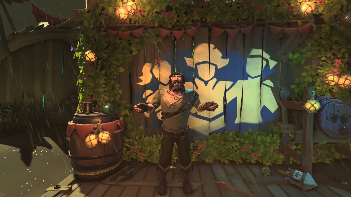 Pyronithious's tweet image. Got all the cake with some friends
#SeaOfThieves