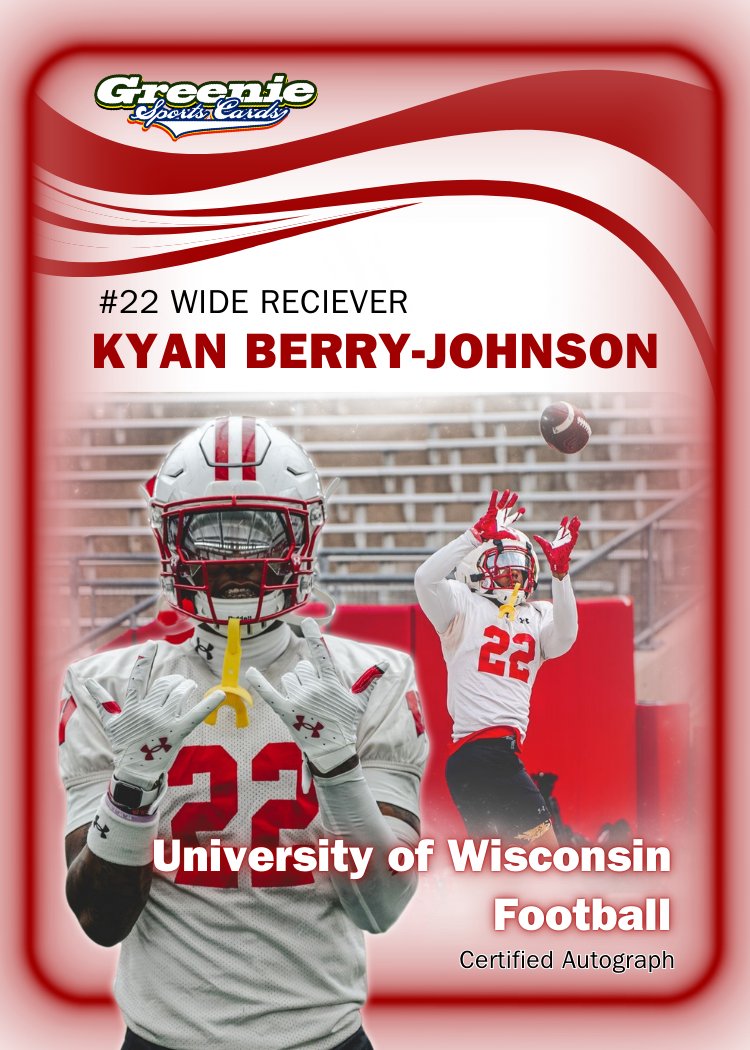 We are thrilled to announce our partnership with <a href="/berry_kyan/">Kyan Berry Johnson</a> Kyan Berry-Johnson! His custom NIL trading card is now available online for advance purchase. Proceeds from each sale go directly to Kyan. ✨🔗 Get yours now!

Copy and paste this link:
greeniecards.com/products/kyan-…

🕒 The