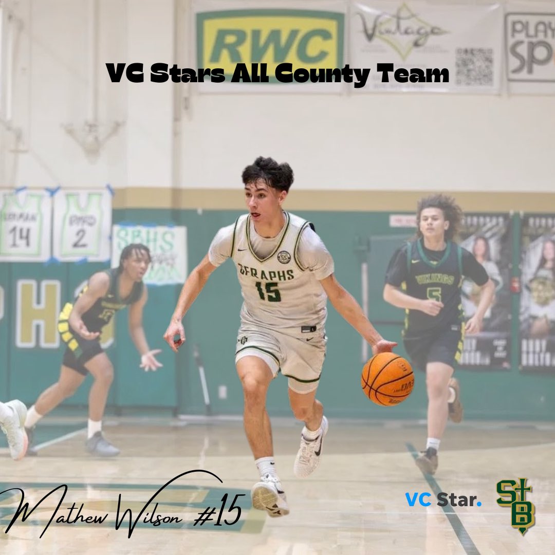 Congratulations to Senior Captain <a href="/mathewwilson_11/">Mathew Wilson</a> on being named to <a href="/vcspreps/">VCS Preps</a> All Ventura County Team!

Congratulations on an amazing season and career!👼🏻🏀