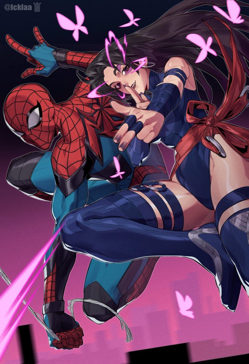ProgressWestAZ's tweet photo. Psylocke x Spider-man #MarvelRivals #Psylocke #Spiderman 

🖼️ Icklaa https://t.co/ji2AC77Q5S