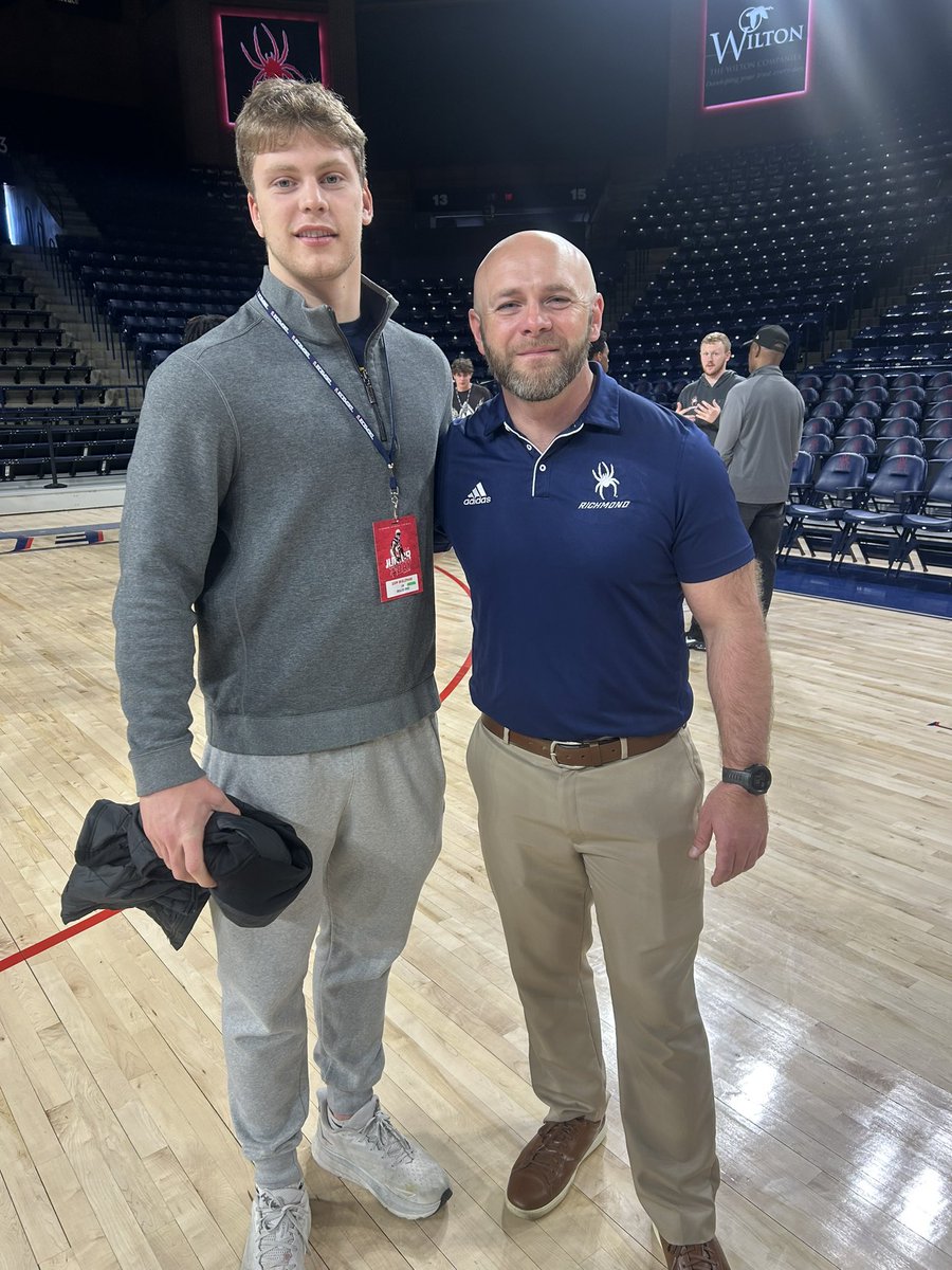 Sam Waldman 2026 (@samwaldman9) on Twitter photo I had a great time today at <a href="/Spiders_FB/">Richmond Spiders Football</a> junior day. Loved the energy and the atmosphere! Thank you <a href="/ribrahim29/">Rachid Ibrahim</a> for the invite. #OneRichmond
<a href="/CoachWoodLB/">Justin Wood</a> <a href="/RussHuesman/">Russ Huesman</a> <a href="/DanMaddenFB/">Dan Madden</a> <a href="/coachnoel67/">Rob Noel</a> <a href="/skylersprings/">Coach Skyler Springs</a> <a href="/COACH_PAPAS/">Nico Papas</a> <a href="/EdOBrienCFB/">EdOBrienCFB</a> I had a great time today at <a href="/Spiders_FB/">Richmond Spiders Football</a> junior day. Loved the energy and the atmosphere! Thank you <a href="/ribrahim29/">Rachid Ibrahim</a> for the invite. #OneRichmond
<a href="/CoachWoodLB/">Justin Wood</a> <a href="/RussHuesman/">Russ Huesman</a> <a href="/DanMaddenFB/">Dan Madden</a> <a href="/coachnoel67/">Rob Noel</a> <a href="/skylersprings/">Coach Skyler Springs</a> <a href="/COACH_PAPAS/">Nico Papas</a> <a href="/EdOBrienCFB/">EdOBrienCFB</a>