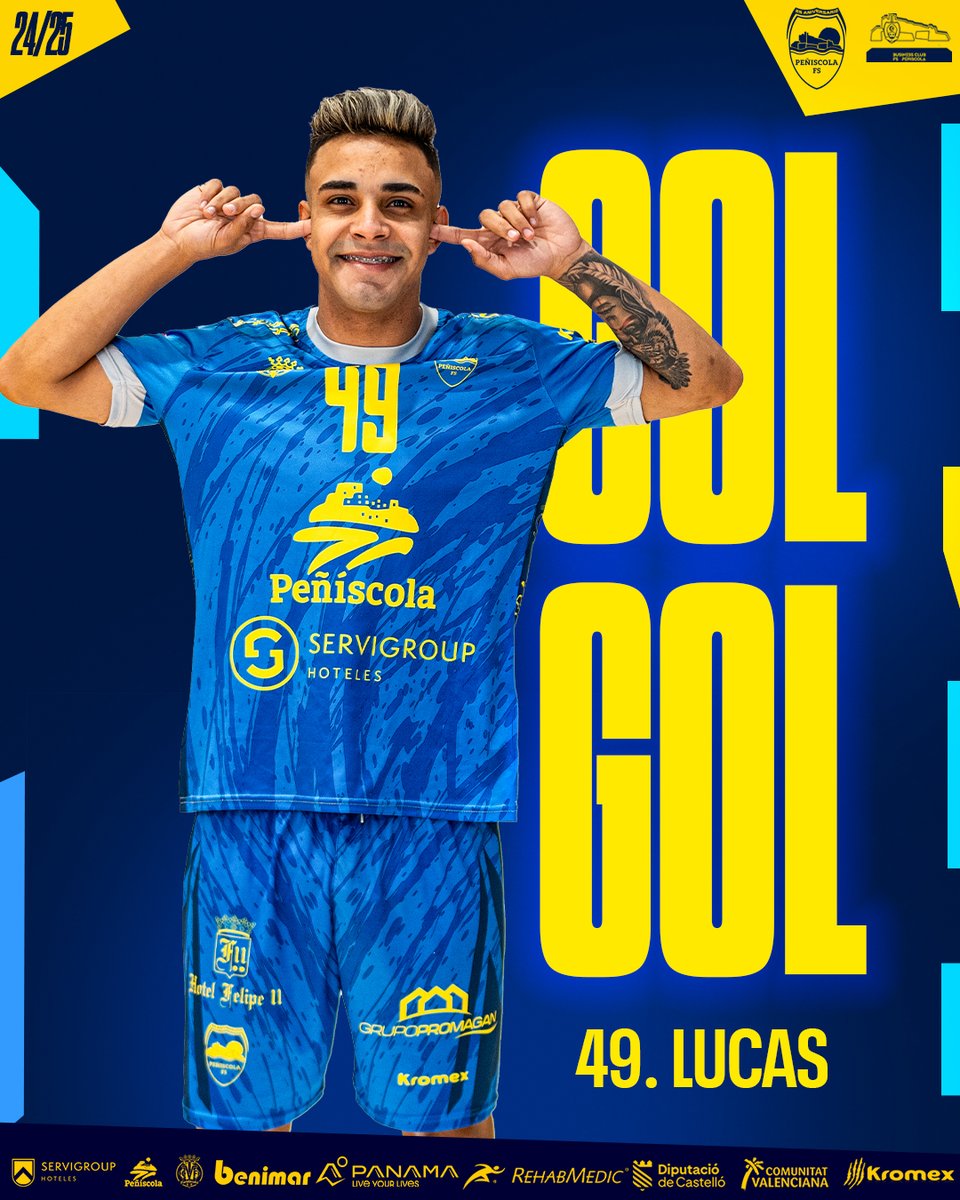 ¡GOOOOL! ¡GOL! ¡GOL! ¡GOL! ¡GOL! ¡GOOOOOOL! ¡GOOOOOOOOL! ¡GOOOOOOOOOOL! ¡GOOOOOOOL! ¡GOOOOOOOL! ¡GOOOOOOOL! ¡GOOOOOOOOOOOOOOOOL!

LUCAS, LUCAS, LUCAS, PAIIIIIIIIIIIIII

⚽️ 8-2 | ⏱️ 39' | #PeñíscolaBarça 🔵🟢