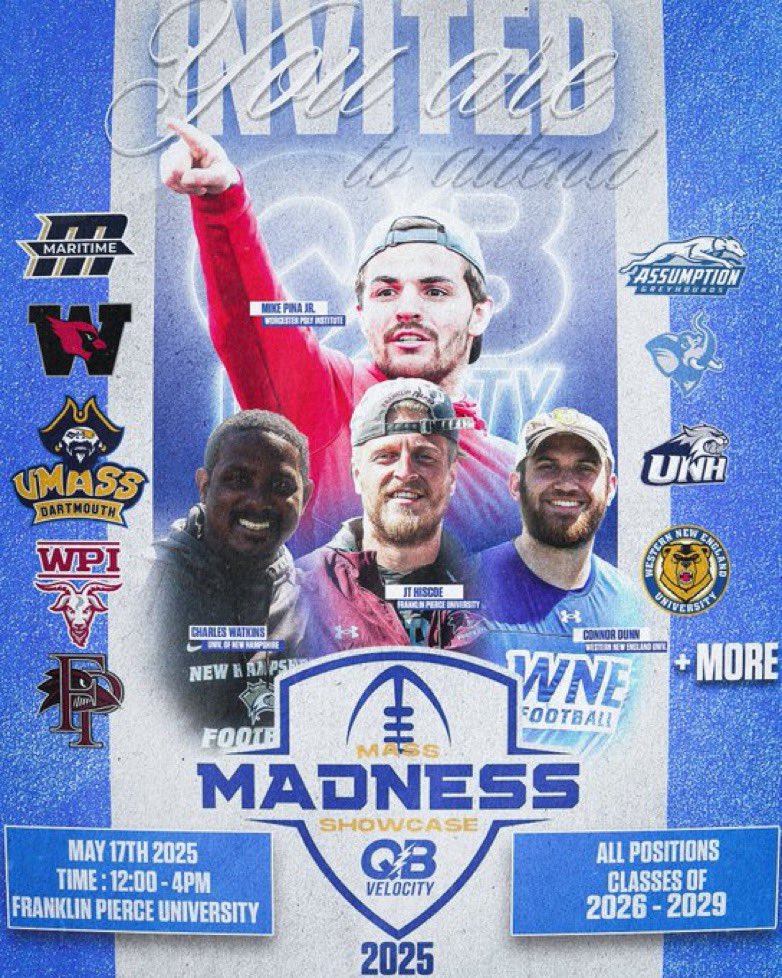 Thank you <a href="/CoachPinaQBV/">Coach Mike Pina Jr.</a> for the invitation! I look forward to competing