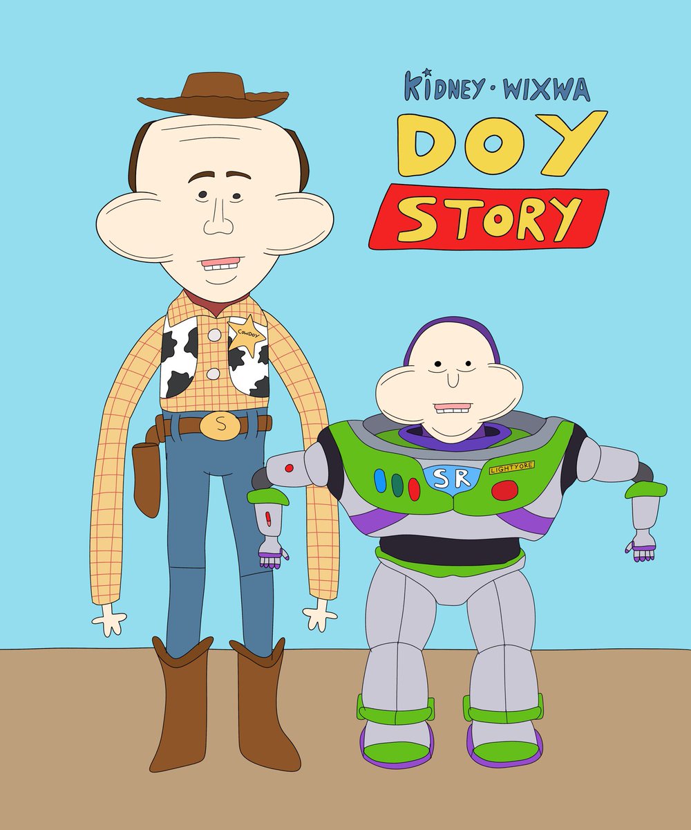 wretchedcartoon's tweet image. The doys are back in town! 29 years ago today Wooby the cowdoy and Buzz Lightyore graced UK screens in their first animated adventure.