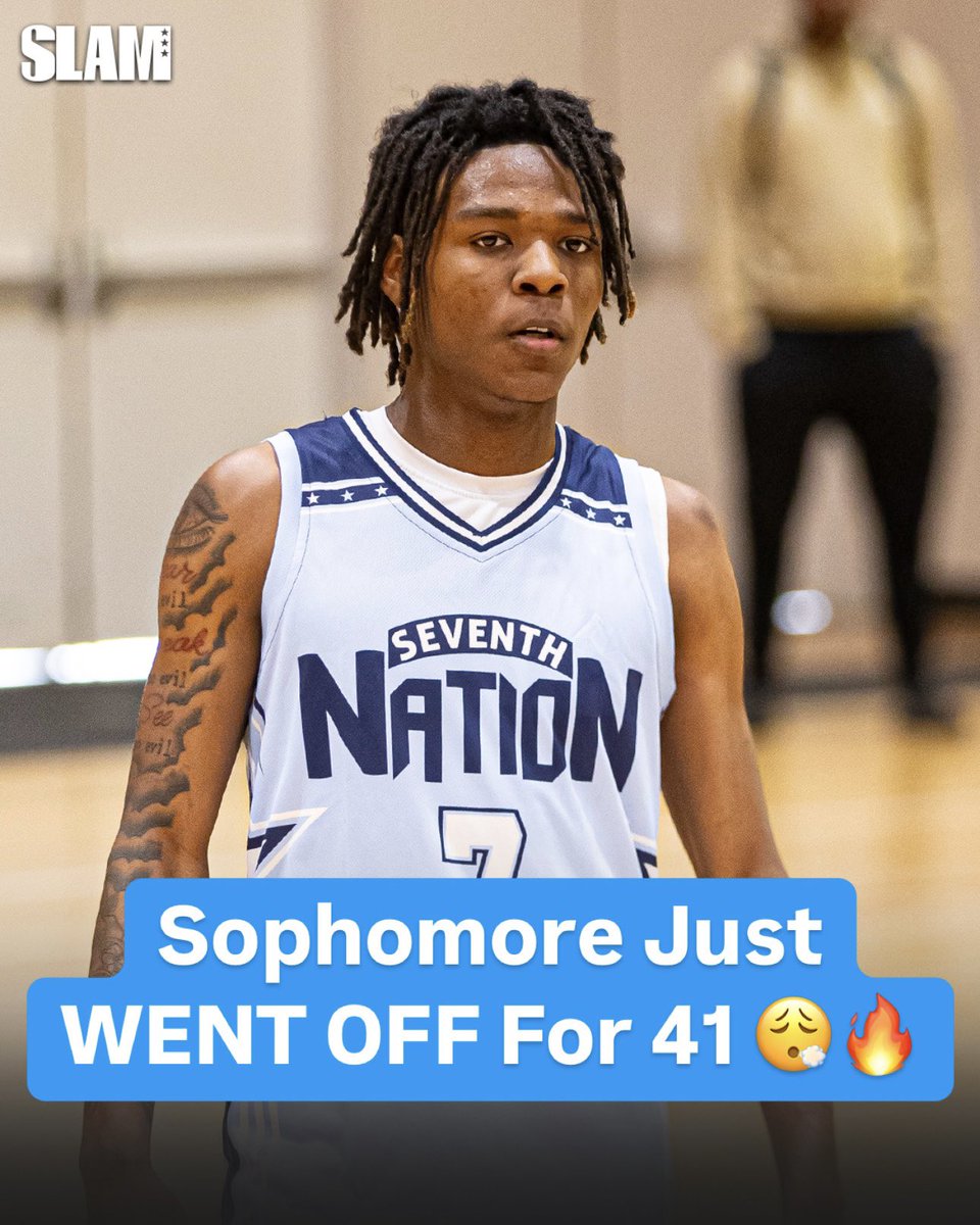 SLAM_HS's tweet photo. UNRANKED sophomore Keyshawn Herring just WENT OFF for 41 PTS in NC 🚨🤩

He attends Brandon Ingram’s high school 🔥

@KeyshawnHerring @NGSHoops https://t.co/jQHv9i7ven
