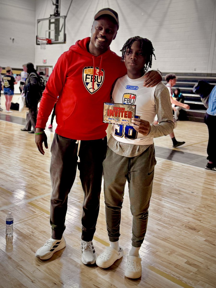 kingajhunter's tweet photo. Thanks @FBUcamp for putting me on the all camp team @TEwracademy @CoachCJoiner https://t.co/PmbhHhtE53