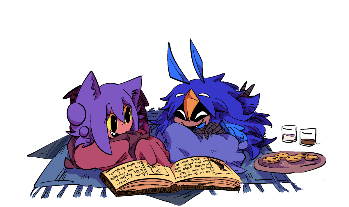 nothing new just colored this doodle i made last year cuz i really liked the drawing