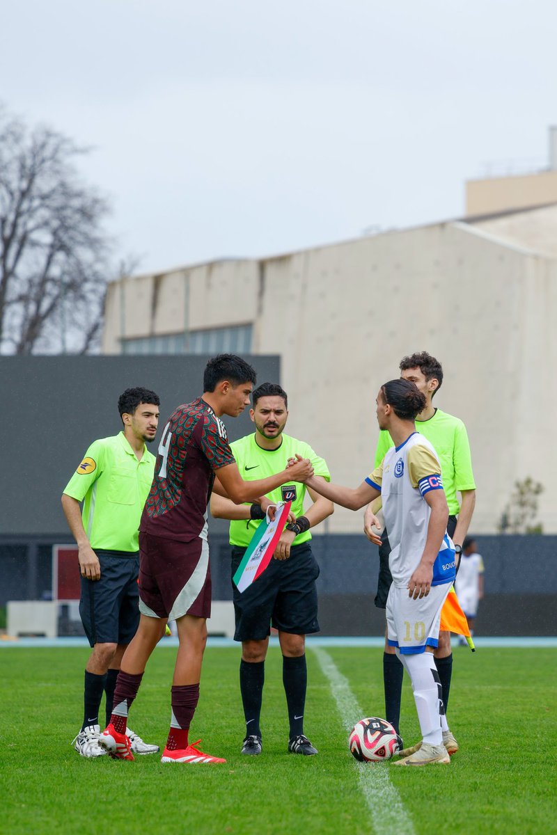 BDRSelection's tweet photo. La Sélection s’incline avec les honneurs face au Mexique U18 (2-0).

Un match historique, intense, face à une grande nation du football.

Fiers de nos joueurs, fiers de notre staff, et merci aux supporters présents en nombre.

Le 22/03/2025 restera gravé. Ce n’est que le début. https://t.co/BMx0E8WRYz