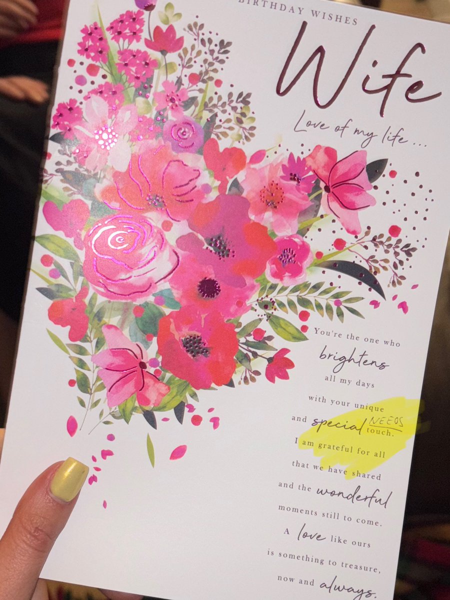 Ma step da chose a card for ma mum on his own this year x