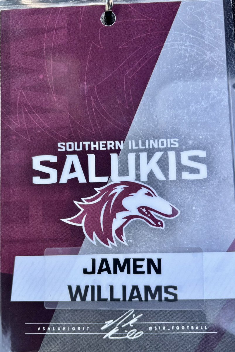 Jamen Williams Jr. (@jamen_williams) on Twitter photo Thank you <a href="/SIU_Football/">Saluki Football</a> for the great spring visit. You have a great program and I love the way you all get after it at practice. <a href="/17NickHill/">Nick Hill</a> <a href="/Coach_DClark/">Coach Dan Clark</a> <a href="/RyanMcV21/">Ryan McVicker</a> thanks for the invite. Hope to be back on campus again soon. <a href="/FenwickFB/">Fenwick Football</a> <a href="/FenwickCoachB/">Matt Battaglia</a> <a href="/ThrowItDeep/">Throw It Deep</a> Thank you <a href="/SIU_Football/">Saluki Football</a> for the great spring visit. You have a great program and I love the way you all get after it at practice. <a href="/17NickHill/">Nick Hill</a> <a href="/Coach_DClark/">Coach Dan Clark</a> <a href="/RyanMcV21/">Ryan McVicker</a> thanks for the invite. Hope to be back on campus again soon. <a href="/FenwickFB/">Fenwick Football</a> <a href="/FenwickCoachB/">Matt Battaglia</a> <a href="/ThrowItDeep/">Throw It Deep</a>
