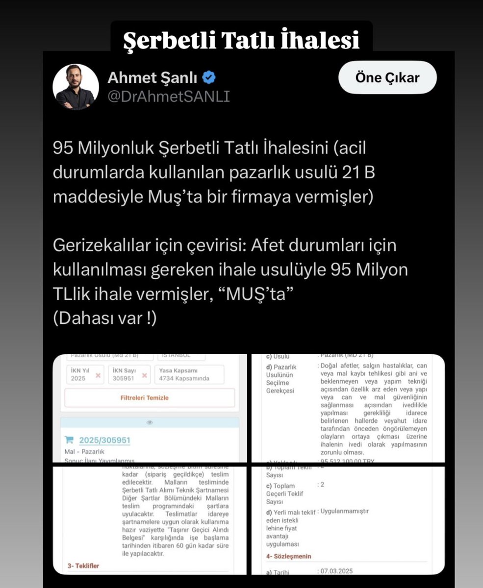Arkadaşlar önemli.!
Allah muhafaza herhangi bir afet yaşanması durumunda acil “şerbetli tatlı” hattına ulaşabilirsiniz.

Belediye tarafından Allah razı olsun ihalesi şimdiden yapılmış.
İlk yardım çantalarınızda da muhakkak şerbetli tatlı bulundurun.
Bulundurmasınızda sorun yok