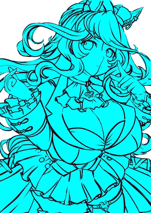 おはようございます wip。明明後日の誕生日には絶対間に合わないけど今月中には描き終えたい…(;^ω^)