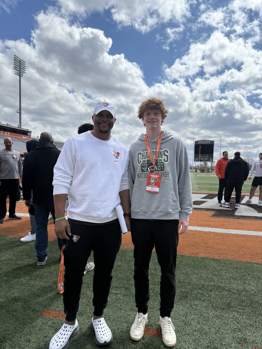 Sam Stowe (@sam_stowe5) on Twitter photo Thank you <a href="/BG_Football/">BGSU Football</a> for having me out today! Had a great time meeting the new staff!
<a href="/NDPrep_Football/">NDP Football 2024 Division 5 State Champions</a> <a href="/Official_CoachA/">Dewayne Alexander</a> <a href="/EddieGeorge2727/">Eddie George</a> Thank you <a href="/BG_Football/">BGSU Football</a> for having me out today! Had a great time meeting the new staff!
<a href="/NDPrep_Football/">NDP Football 2024 Division 5 State Champions</a> <a href="/Official_CoachA/">Dewayne Alexander</a> <a href="/EddieGeorge2727/">Eddie George</a>