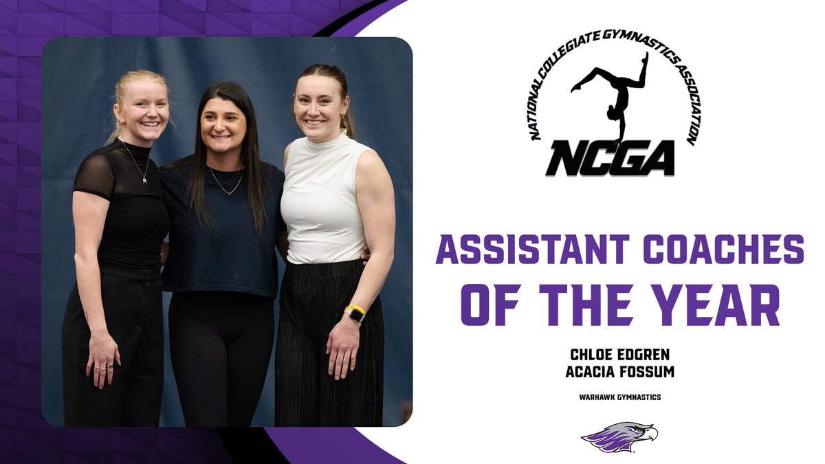 And your 2025 NCGA Assistant Coaches of the Year ... Chloe and Acacia!
