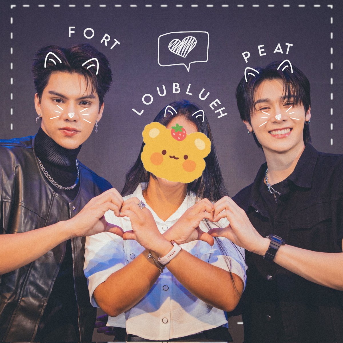 YEAH THIS IS ME WITH FORTPEAT!!!! AND YEAH I'M SCREAMING!!! AND YEAH OF COURSE I'M DEFINITELY NOT OKAY 😭😭😭😭😭

(I didn't like my face in the photo soo no face lol)