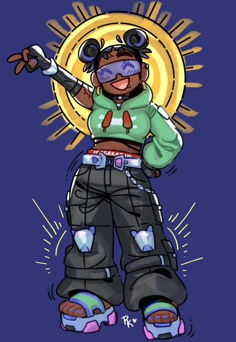 drew lil miss sunshine too #illari #overwatch 