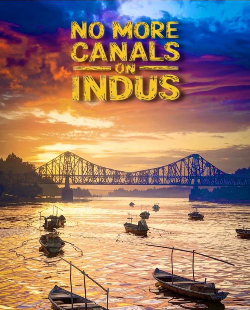 Sindhu is our life, our identity, and the foundation of our agriculture and environment. Stealing our water, drying up our lands, allowing the sea to swallow Sindh, and wiping out the Sindhu dolphin and other wildlife we reject it all!
#NoMoreCanalsOnIndus
<a href="/BBCWorld/">BBC News (World)</a>  <a href="/AJEnglish/">Al Jazeera English</a>