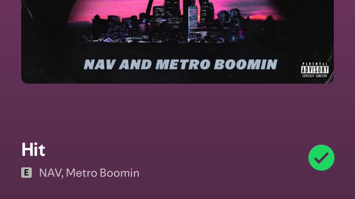 raptalksk's tweet photo. they dont know what nav rapping over metro boomin beats means to me https://t.co/UJQU615PW5