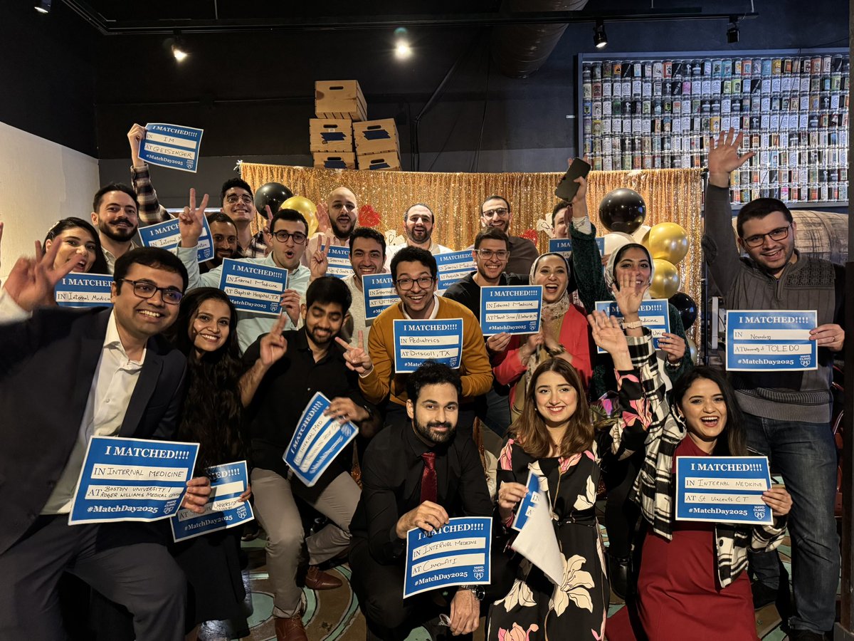 Great vibes in the air at Mayo research fellow Match celebration event!#Match2025